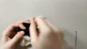 Валяние из шерсти. Валяем пингвина из шерсти.