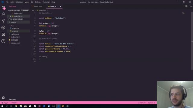 Variables in JavaScript - JS Basics #2 смотреть онлайн