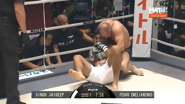 Первый бой Федора Емельяненко после возвращения! 31.12.15 смотреть онлайн