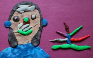 Пластилиновое поздравление 2023