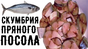Скумбрия пряного посола. Самый быстрый способ приготовления