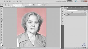 Создание черного фона вокруг портрета