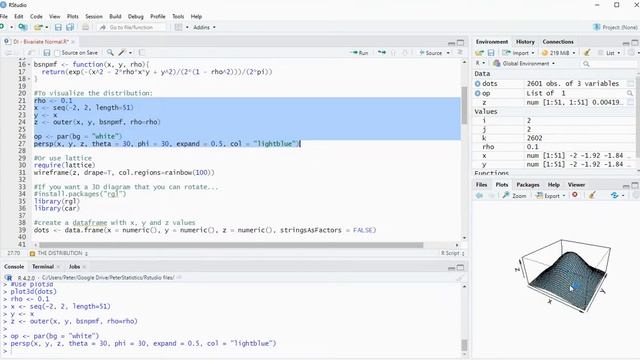 R - Bivariate Normal Distribution смотреть онлайн