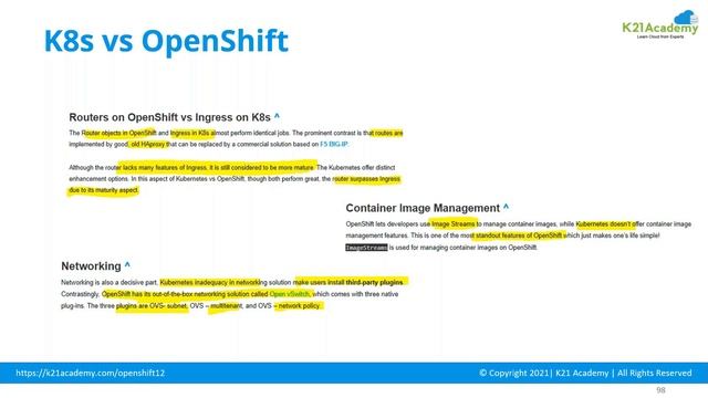 OpenShift Vs Kubernetes | Openshift And Kubernetes Explained | K21Academy смотреть онлайн