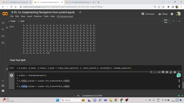 DL 1.6. Implementing Perceptron from scratch in Python | Deep Learning Course смотреть онлайн