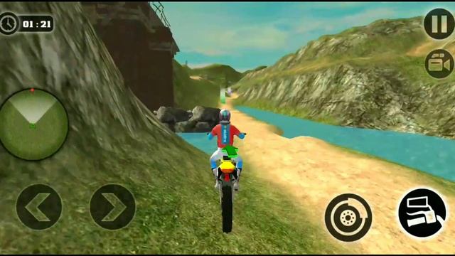 Up Hill Off Rode Moto Bike Driving Simulator? Games- Android Gameplay смотреть онлайн