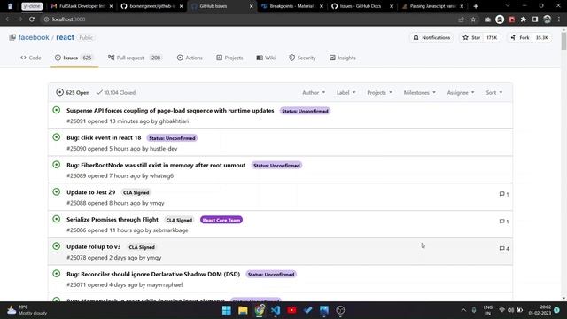GitHub Issues Page Demo - Made using React JS смотреть онлайн
