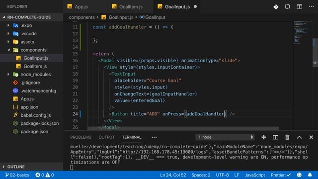 23 Closing the Modal & Clearing Input смотреть онлайн