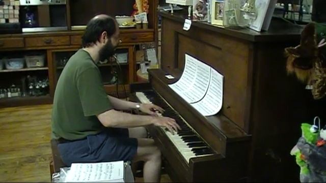 Angry Birds Theme sight-read "silent movie" style by Tom Brier, piano смотреть онлайн