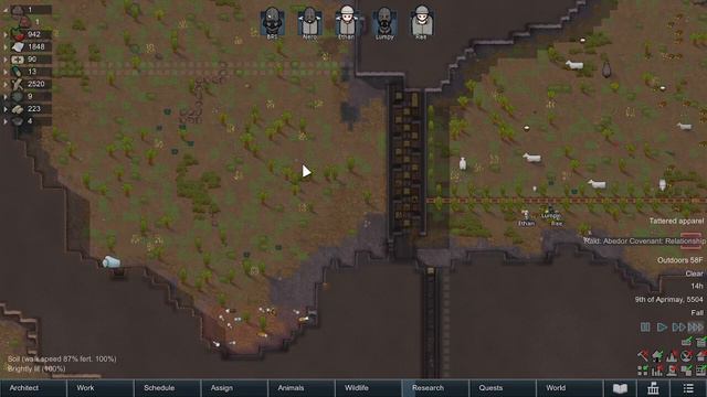 RimWorld 1.3 | Medieval Time | Ep32 Path An Animals