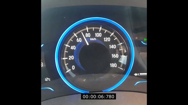 Разгон до 100 км/ч на Honda Shuttle 4WD 2016 X до чистки клапанов