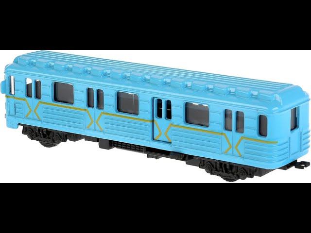 Игрушка - Модель металлическая коллекционная Технопарк "Вагон метро" 15 см, открываются двери смотреть онлайн