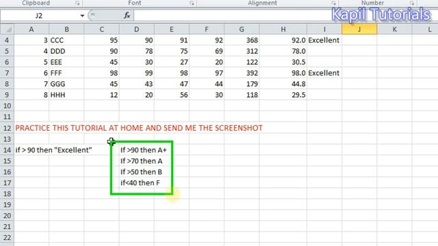 Excel 6 Doing Calculations by using If Function смотреть онлайн