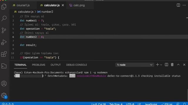 Javascript kodlarının nodemon ile otomatik çalıştırılması смотреть онлайн