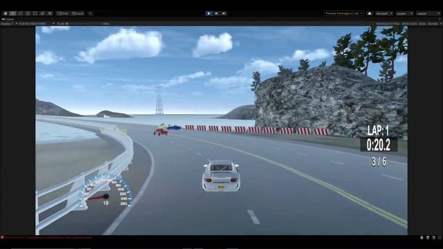 My racing game promo video 1.5 years of learning and development in Unity смотреть онлайн