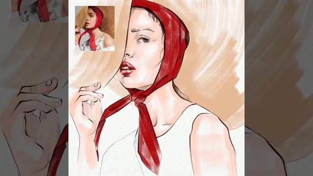 #Таймлапс #Speed paint #Процесс в Procreate смотреть онлайн