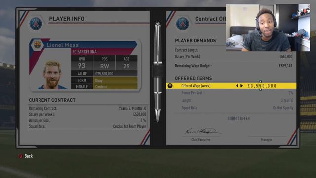 SIGNING MESSI & RONALDO!! - FIFA 17 CAREER MODE смотреть онлайн