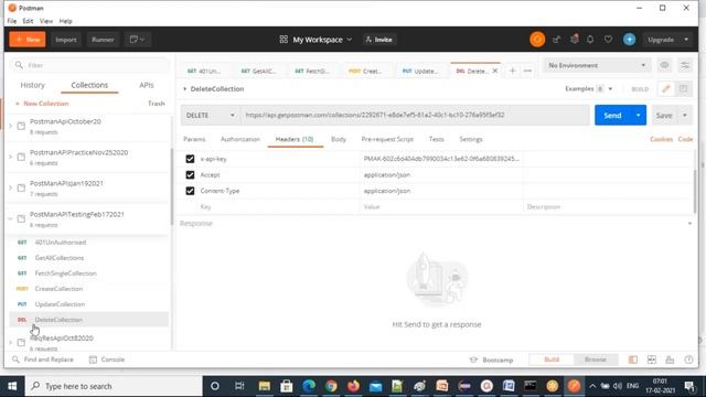 2.1#--RESTAPI Execution in Postman-Using predefined POSTMAN APIS- FEB17 2021 смотреть онлайн
