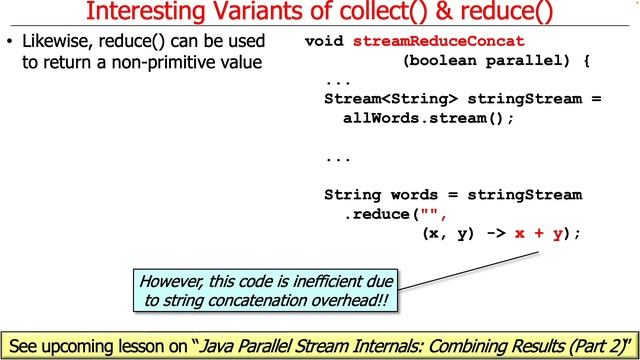 The Java Streams reduce() Terminal Operations (Part 2) смотреть онлайн