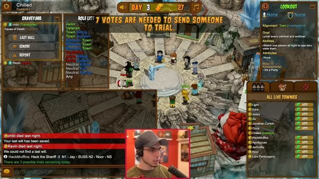RETURN TO TOWN OF SALEM! |The Jackal Role! (Modded Town of Salem!?) смотреть онлайн