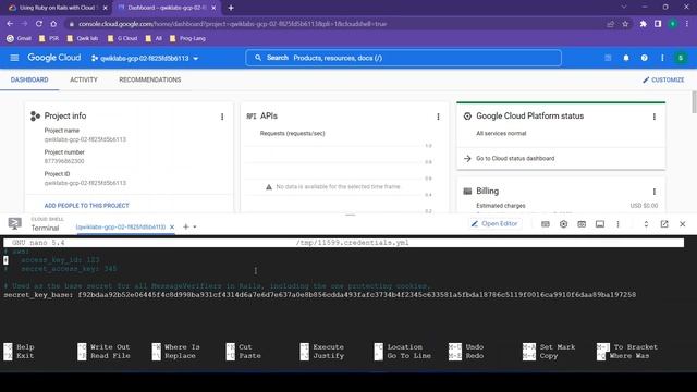 Using Ruby on Rails with Cloud SQL for PostgreSQL on Cloud Run Qwiklab смотреть онлайн
