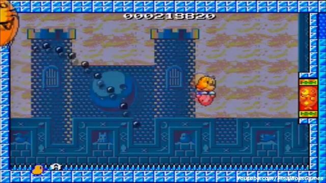 The NewZealand Story Sega Genesis Mega Drive All Bosses