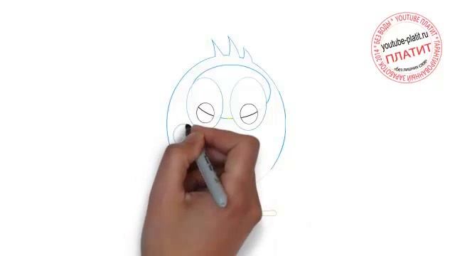 Как нарисовать птицу поэтапно карандашом смотреть онлайн