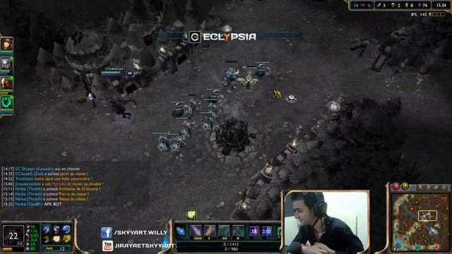 [LoL] La Game contre l'ami Arthêon avec la vue de Skyyart смотреть онлайн