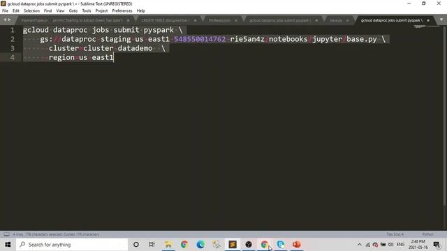 5. Submit a spark job in GCP dataproc смотреть онлайн