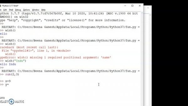 Python Programming: Functions with arguments- Actual and Formal arguments