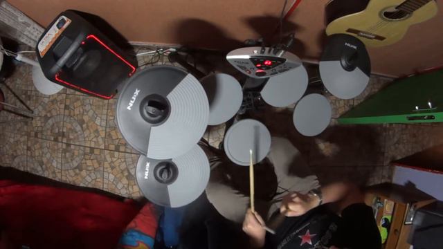 Bateria NUX DM-1 Cover Everybody Wants To Rule The World смотреть онлайн