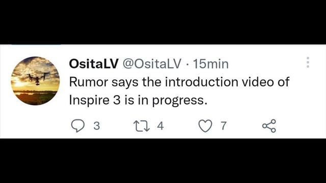 DJI Inspire 3 Good News+Release Update смотреть онлайн