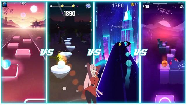 2 Phut Hon (Bemax Remix) | Tiles Hop Vs Hop Ball 3D Vs Dancing Road Vs Dancing Sky 3