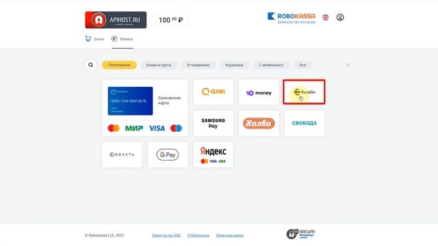 Инструкция пользования сервисом - Пополнение баланса. смотреть онлайн