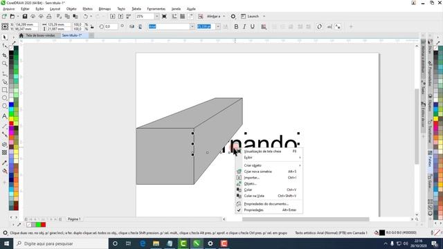 Curso CorelDraw 2020 - aula 34 - perspectiva смотреть онлайн