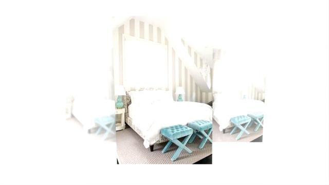 Дачный Интерьер. Полосатый Дизайн Спальни смотреть онлайн