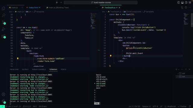vue2 event bus смотреть онлайн