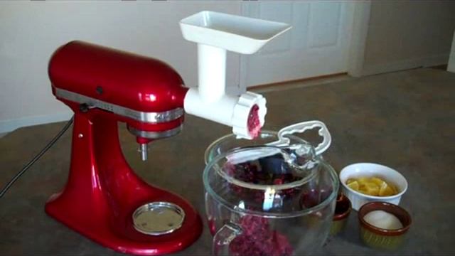 Fresh Cranberry Relish With KitchenAid Food Grinder Attachment