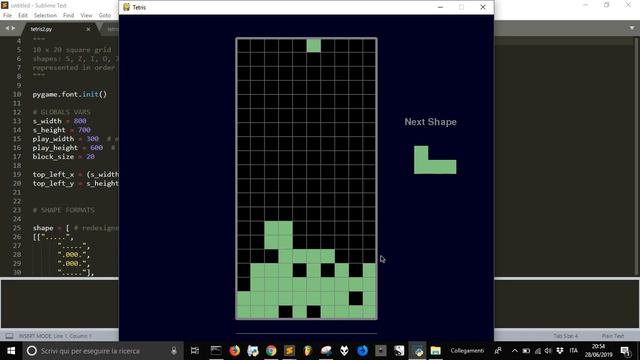 Tetris clone in Tetris смотреть онлайн