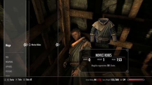 Skyrim Special Edition - Unbound: Lockpicking Gameplay Tutorial (25 Gold) Dead Mage PS4 Pro