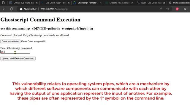 CVE 2023 36664 Ghostscript in linux php смотреть онлайн