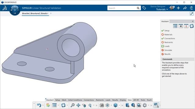 Solid Works - Linear structural analysis of A Part (Part 1) смотреть онлайн