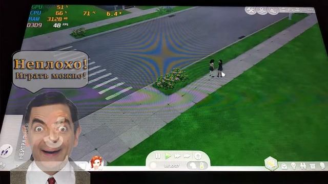 Тест The Sims 4 на Mini-PC Beelink M1 (intel n3450 + Intel HD Graphics 500 + 4Gb RAM) смотреть онлайн