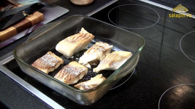 Филе рыбы, запеченное с овощами [salapinru] смотреть онлайн
