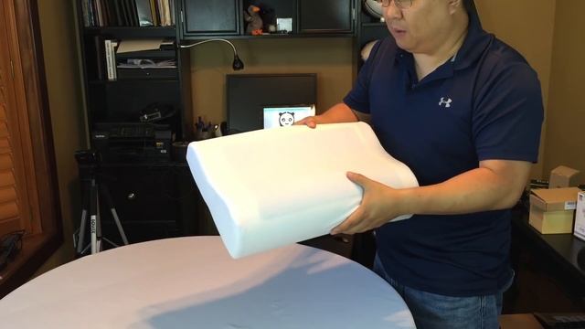 PharMeDoc Contour Memory Foam Pillow with Cooling Gel for Comfortable Neck Support смотреть онлайн