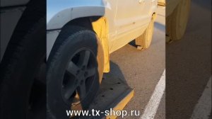 Скейты для погрузки автомобиля на эвакуатор с заблокированными колесами