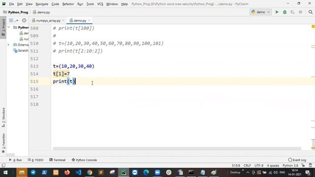 Python Tuple Data Structure | Learn Python in Hindi | Python Tutorial 13 смотреть онлайн