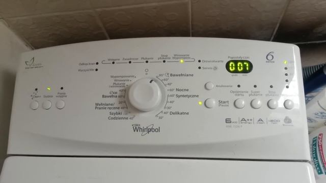 Whirlpool AWE 7226 P - final spinning noise. смотреть онлайн