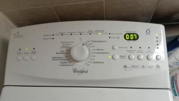Whirlpool AWE 7226 P - final spinning noise.