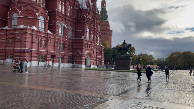 🇷🇺 [4K] Brutal MOSCOW ☔️ Walk in the rain to RED SQUARE смотреть онлайн
